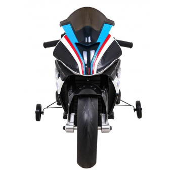 Motor BMW HP4 na akumulator dla dzieci Biały + Pomocnicze kółka + Wolny Start + EVA + MP3 LED